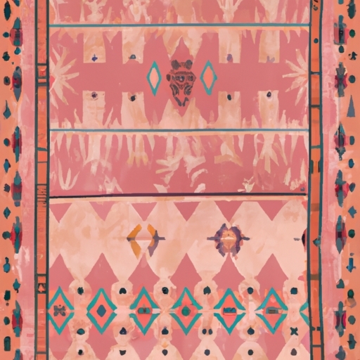 southwestern pink and grey print area rugs